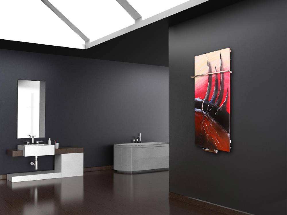 Szagato BADHEIZKÖRPER Vernissage Design 61 120x47cm 799 Watt Acryl (+1 Halter 15mm) SZAGATO Designheizkörper Handtuchheizkörpertelanschluss Handtuchwärmer Online Outlet