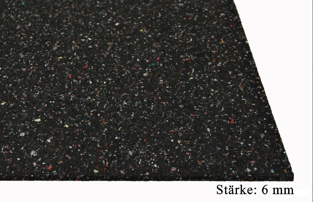 Szagato Bautenschutzmatte Gummi 120x80x0,6cm SZAGATO Gummimatte Gummigranulatmatte Antirutschmatte Gummi Granulat Matte recycelt Bestseller