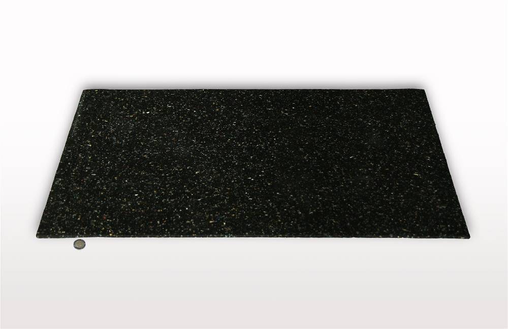 Szagato Bautenschutzmatte Gummi 200x100x0,8cm SZAGATO Gummimatte Gummigranulatmatte Antirutschmatte Gummi Granulat Matte recycelt