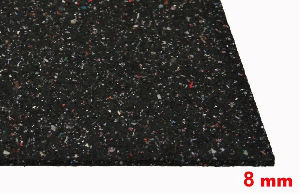 Szagato Bautenschutzmatte Gummi 200x100x0,8cm SZAGATO Gummimatte Gummigranulatmatte Antirutschmatte Gummi Granulat Matte recycelt Saisonale Angebote