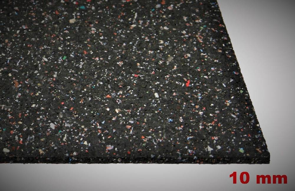 Szagato Gummimatte Anti-Vibrationsmatte 700 x 125 x 1cm SZAGATO Antirutschmatte Bautenschutzmatte Gummigranulatmatte Kofferraummatte Anti-Rutschmatte Blitzverkäufe