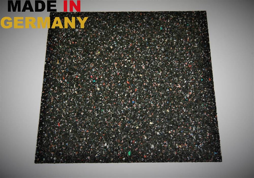 Szagato Gummimatte Waschmaschinen Anti - Vibrationsmatte 60x60x1,5cm SZAGATO Meterware Gummimatt Gummi Matte Gummigranulatmatte Antirutschmatte recycelt Großer Ausverkauf