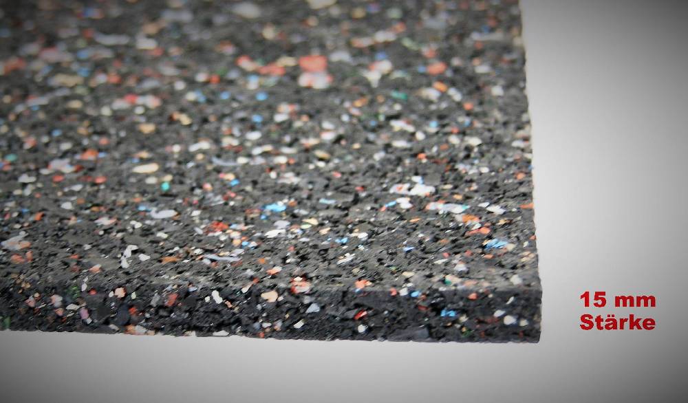 Szagato Gummimatte Waschmaschinen Anti - Vibrationsmatte 60x60x1,5cm SZAGATO Meterware Gummimatt Gummi Matte Gummigranulatmatte Antirutschmatte recycelt Großer Ausverkauf