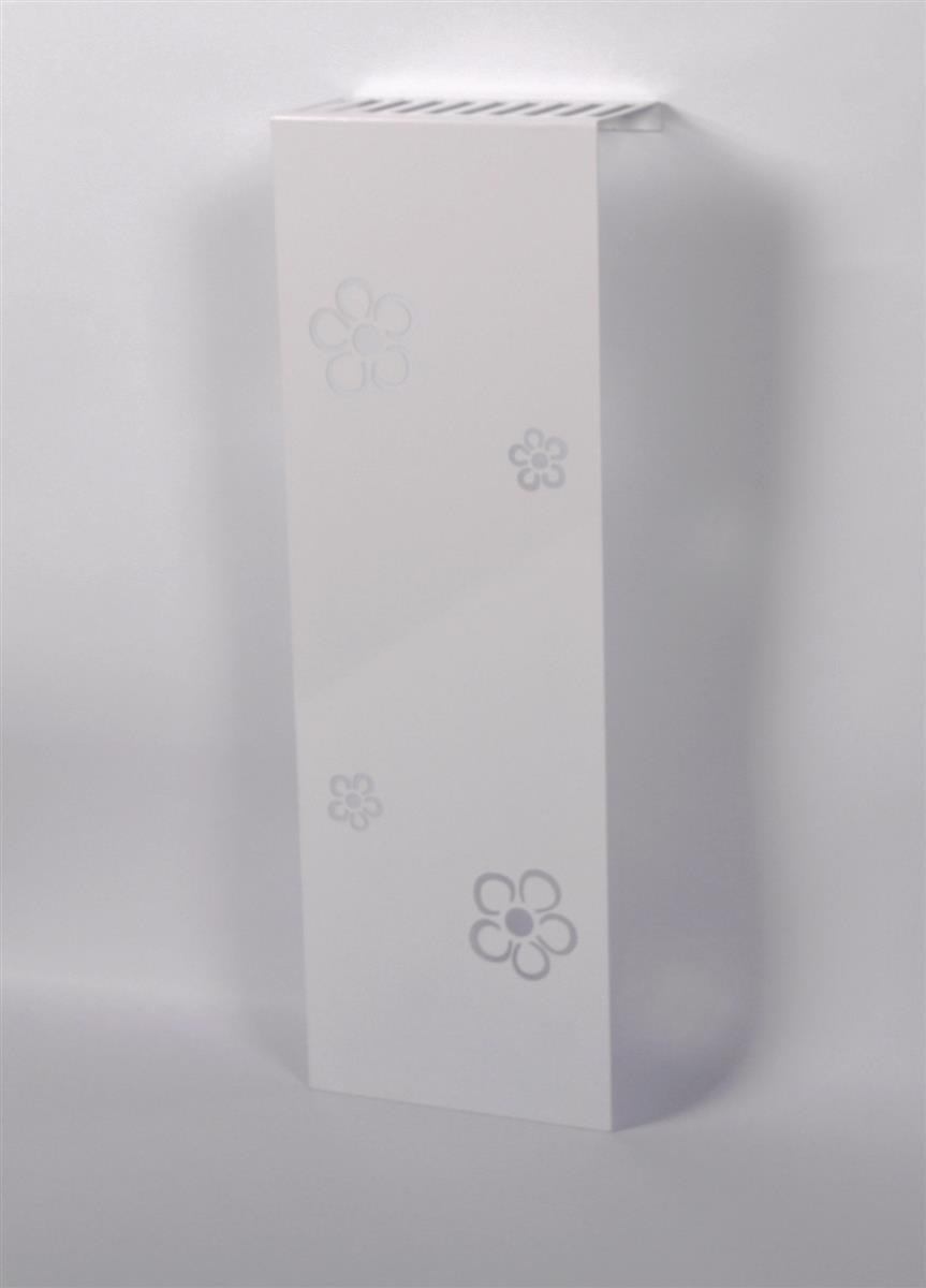 Szagato Heizkörperverkleidung 60 x 20cm Design Flower Frame weiß (SET=3 Stück) SZAGATO Heizungsverkleidung Verkleidung Heizkörper Abdeckung für Heizkörper Muttertagsangebot