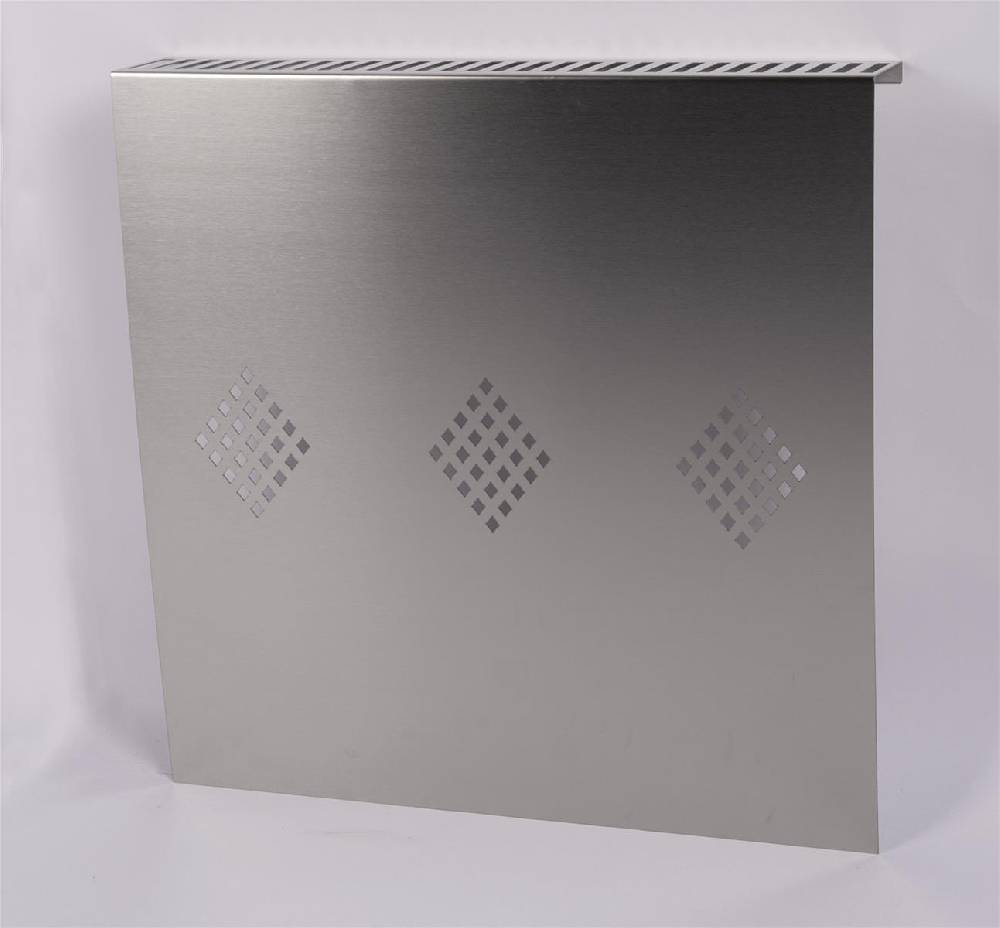 Szagato Heizkörperverkleidung Edelstahl 60 x 60cm Design Raute (SET=2 Stück) SZAGATO Heizungsverkleidung Verkleidung Heizkörper Abdeckung für Heizkörper Tägliche Deals