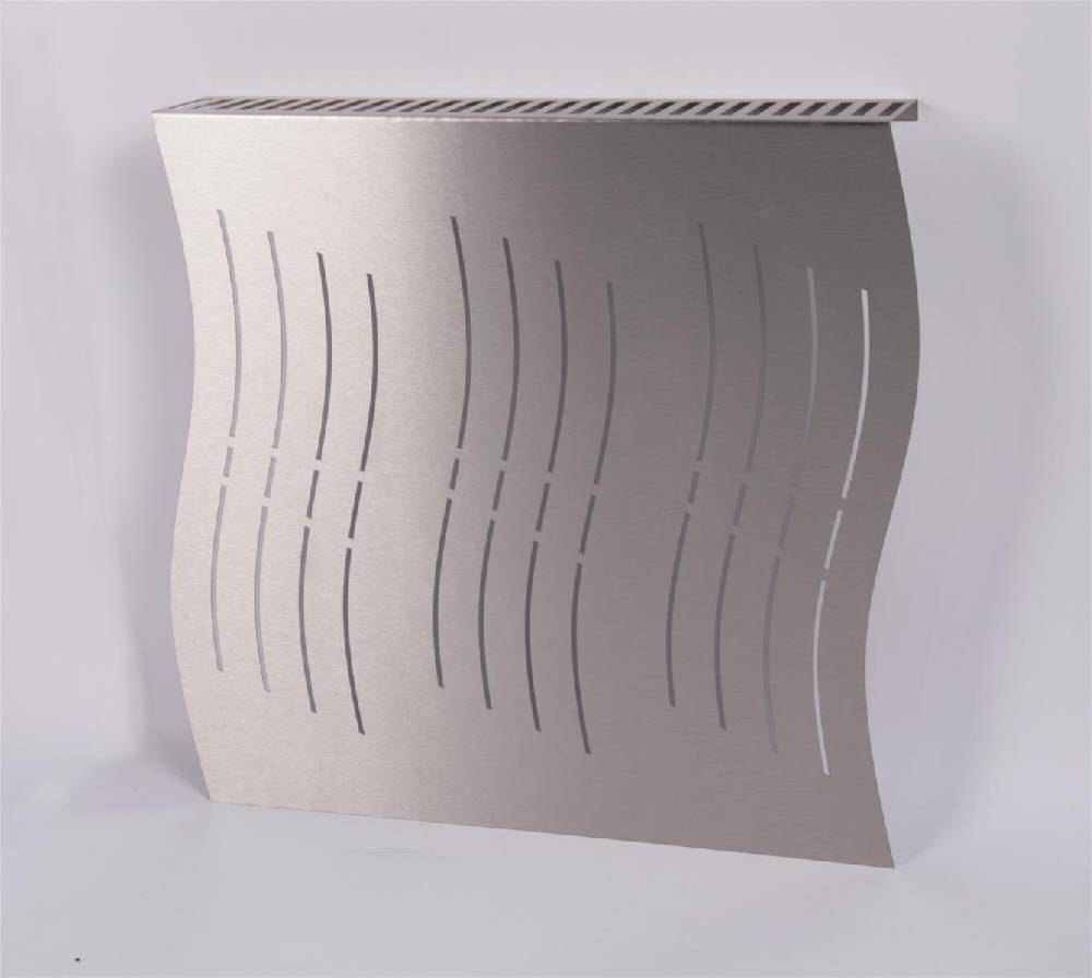 Szagato Heizkörperverkleidung Edelstahl 60 x 60cm Design Wave (SET = 2 Stück) SZAGATO Heizungsverkleidung Verkleidung Heizkörper Abdeckung für Heizkörper Riesige Ersparnisse
