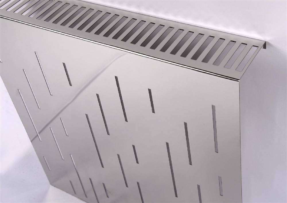 Szagato Heizkörperverkleidung Edelstahl glänzend 60x 60cm Design Rain SET=2 Stück SZAGATO Heizungsverkleidung Verkleidung Heizkörper Abdeckung für Heizkörper Wochenangebot