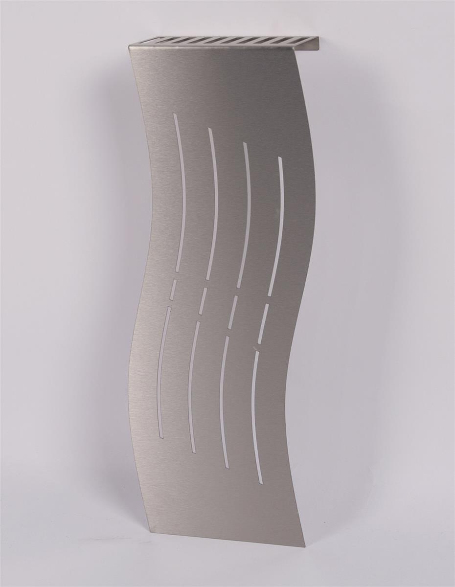 Szagato Heizkörperverkleidung 60 x 20cm Design Wave Edelstahl (1 Stück) SZAGATO Heizungsverkleidung Verkleidung Heizkörper Abdeckung für Heizkörper Bis zu 50% Rabatt
