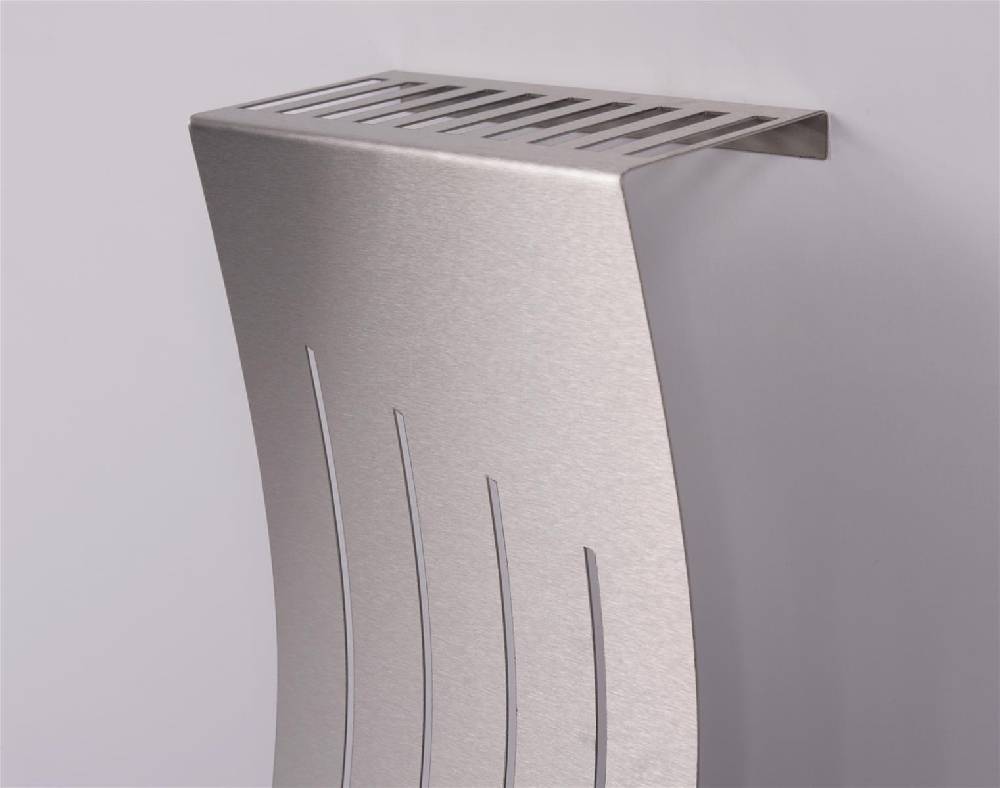 Szagato Heizkörperverkleidung 60 x 20cm Design Wave Edelstahl (1 Stück) SZAGATO Heizungsverkleidung Verkleidung Heizkörper Abdeckung für Heizkörper Bis zu 50% Rabatt