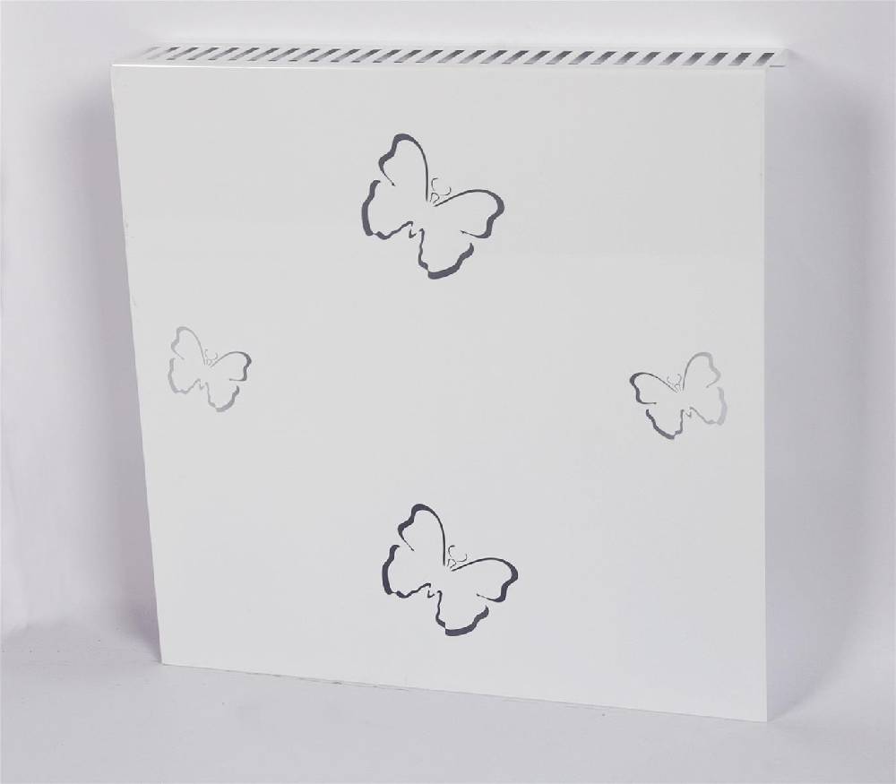 Szagato Heizkörperverkleidung 60 x 60cm Butterfly weiß (1 Stück) SZAGATO Heizungsverkleidung Verkleidung Heizkörper Abdeckung Heizkörper Heizungsabdeckung Bis zu 55% Rabatt