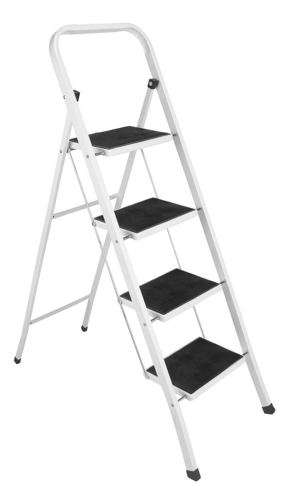 Szagato Klapptritt 4 Stufen 150 kg SZAGATO Klapptrittleiter Trittleiter 4 Stufen Klapptritt 4 Stufen Tritt Leiter 4 Stufen Stufentritt Trittleitern 4 Stufen im Angebot