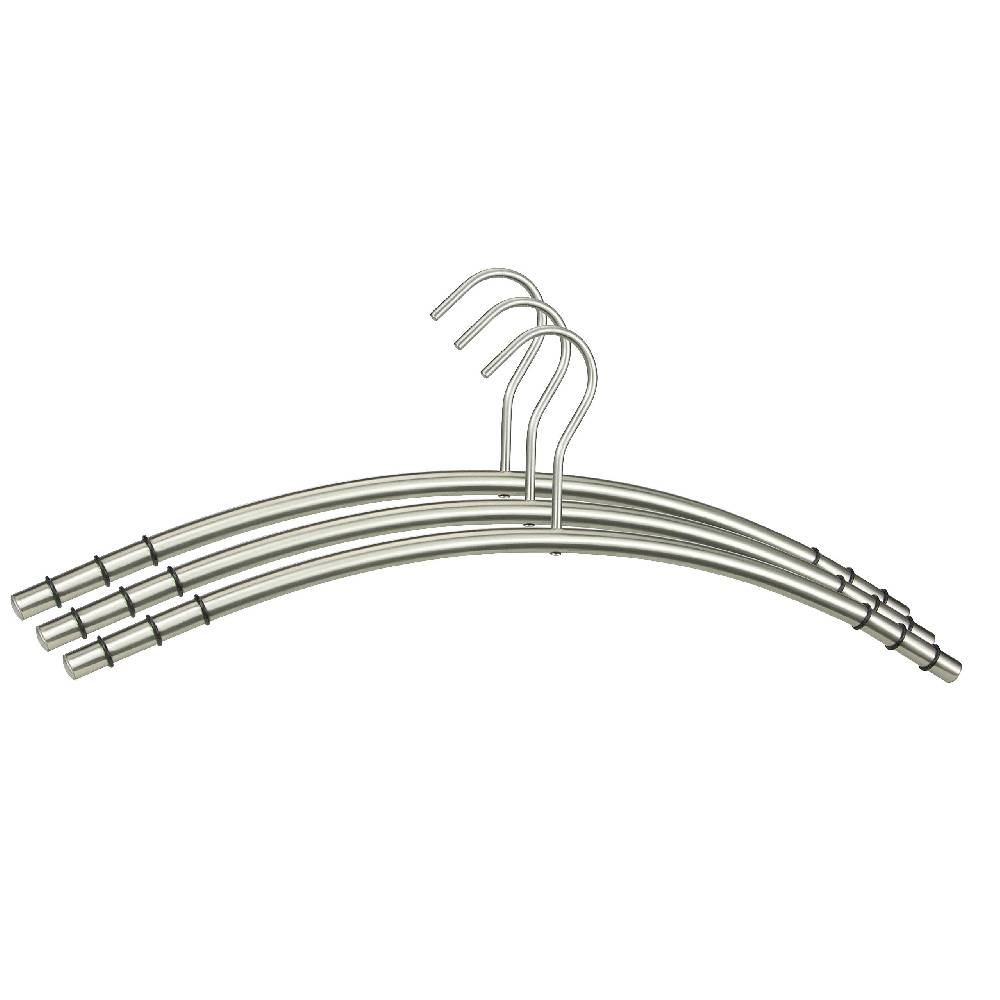 Szagato Kleiderbügel Edelstahl VE=3 Stück SZAGATO Edelstahl Kleiderbügel modern Hosenbügel Design Kleiderbügel Metall Hänger Garderobenbügel hochwertig Meist gekauft