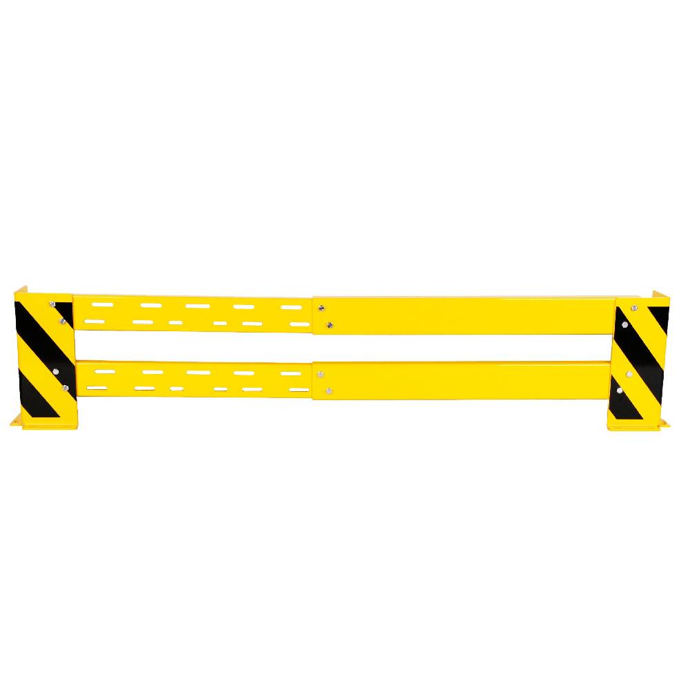 Szagato Rammschutz Planke SET (3 Stück) 115-203cm +6 Rammschutze +24 Dübel SZAGATO Rammschutz Balken Regal Anfahrschutz Regale Rammschutzbügel Rammschutzecke