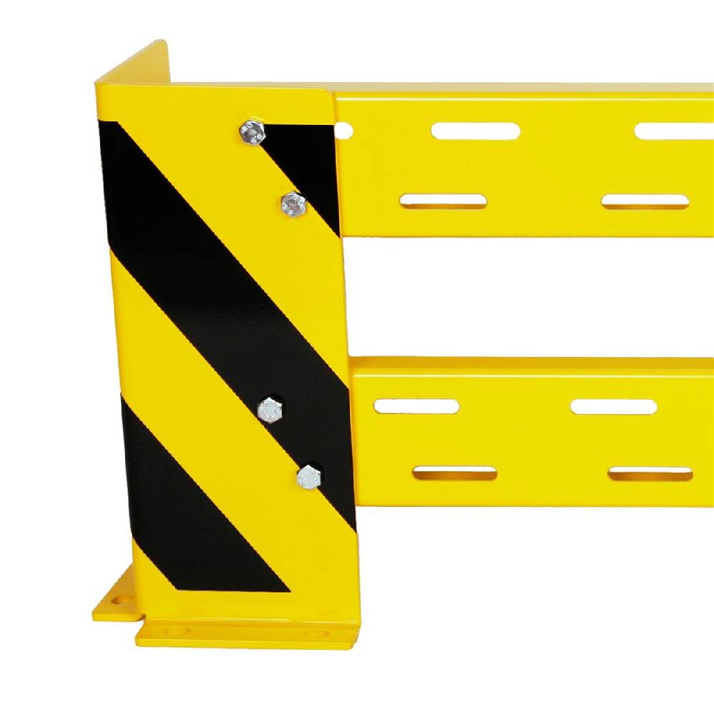 Szagato Rammschutz Planke SET (6 Stück) 115-203cm +12 Rammschutze +48Dübel SZAGATO Rammschutz Balken Regal Anfahrschutz Regale Rammschutzbügel Rammschutzecke Muttertagsangebot