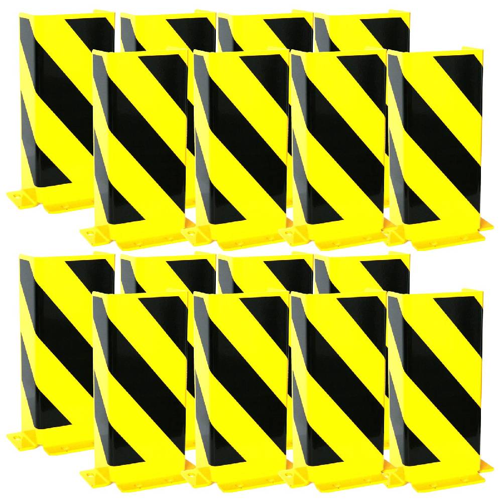 Szagato Rammschutz U-Profil Set (16 Stück) 400x82x165x82x5 mm SZAGATO Regal Anfahrschutz Regale Rammschutzbügel Rammschutze Anfahrschutzecke Rammschutzecke Heißer Verkauf