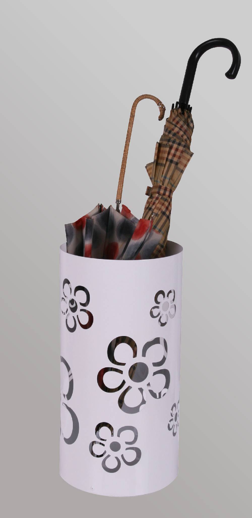 Szagato Regen Schirmständer Design Flower 49xØ23cm weiß SZAGATO Made in Germany moderner Regenschirmständer groß Schirmhalter Regenschirmhalter Design Online Outlet