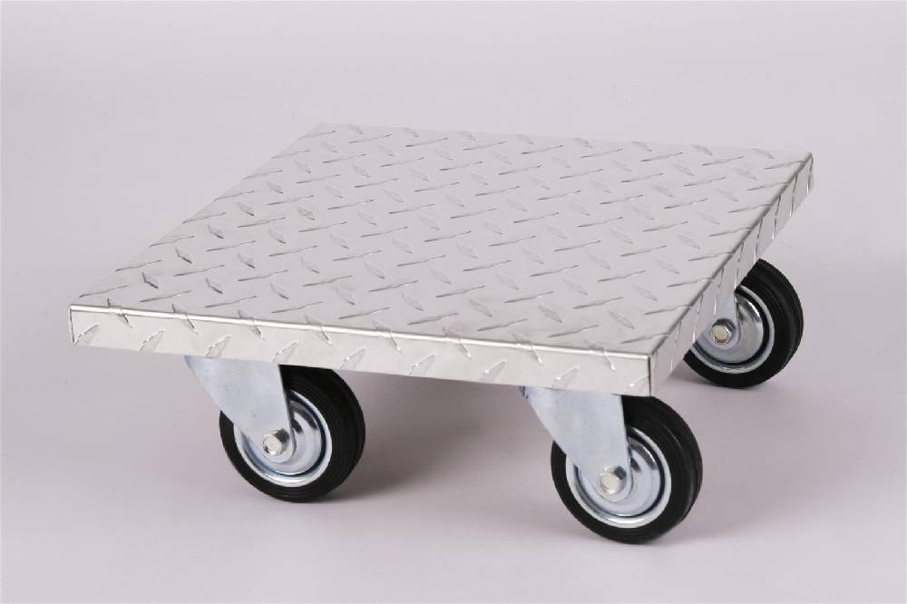Szagato Rollbrett Pflanzenroller 30x30cm ALU 200kg große Rollen SZAGATO Made in Germany Blumenuntersetzer Möbelroller Outdoor Blumenroller Transportroller