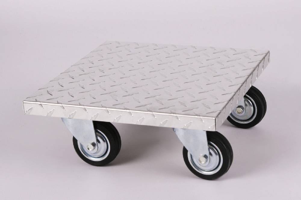 Szagato Rollbrett Pflanzenroller 30x30cm ALU 200kg große Rollen SZAGATO Made in Germany Blumenuntersetzer Möbelroller Outdoor Blumenroller Transportroller Saisonale Angebote