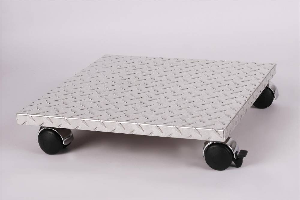 Szagato Rollbrett Pflanzenroller 40x40cm ALU 120kg Chromrollen + Bremse SZAGATO Made in Germany Blumenuntersetzer Möbelroller Blumenroller Transportroller Kostenlose Rückgabe