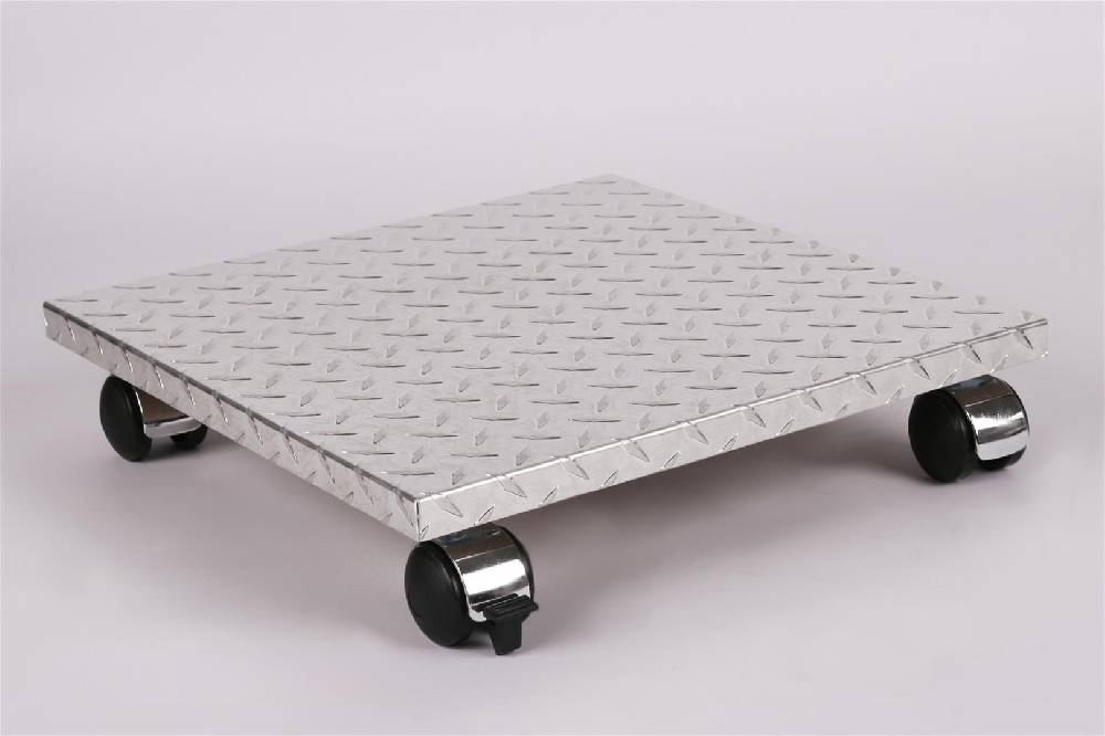 Szagato Rollbrett Pflanzenroller 40x40cm ALU 120kg Chromrollen + Bremse SZAGATO Made in Germany Blumenuntersetzer Möbelroller Blumenroller Transportroller Kostenlose Rückgabe