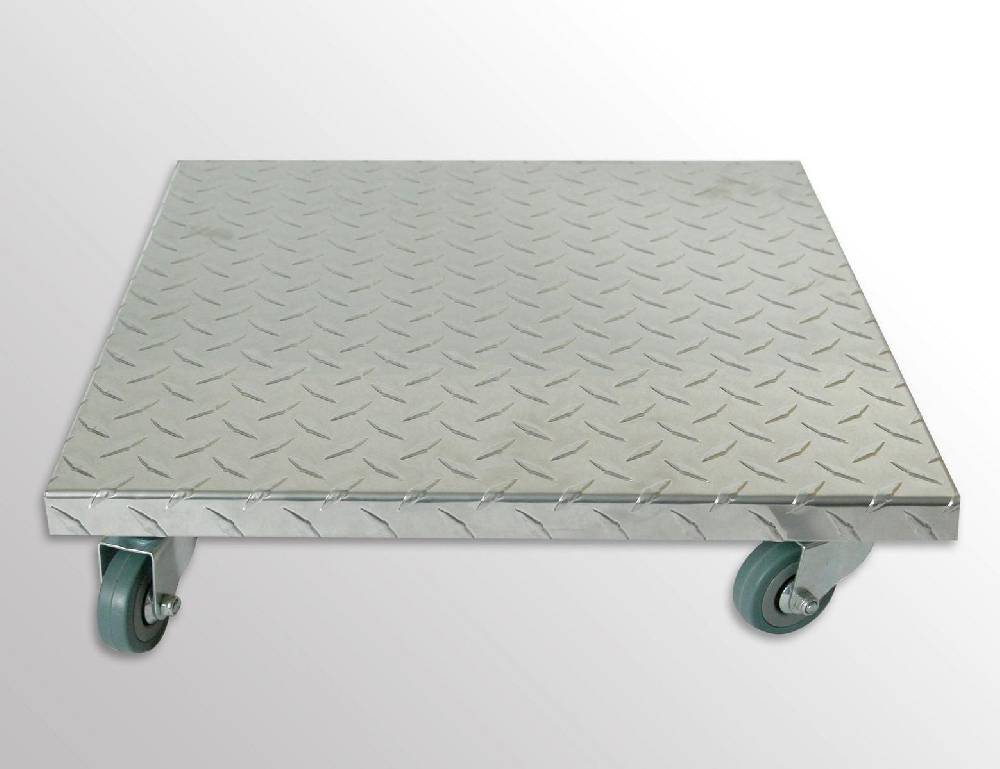 Szagato Rollbrett Pflanzenroller 40x40cm Alu 150 kg PU-Rolle SZAGATO Made in Germany Blumenuntersetzer Möbelroller Outdoor Blumenroller Transportroller