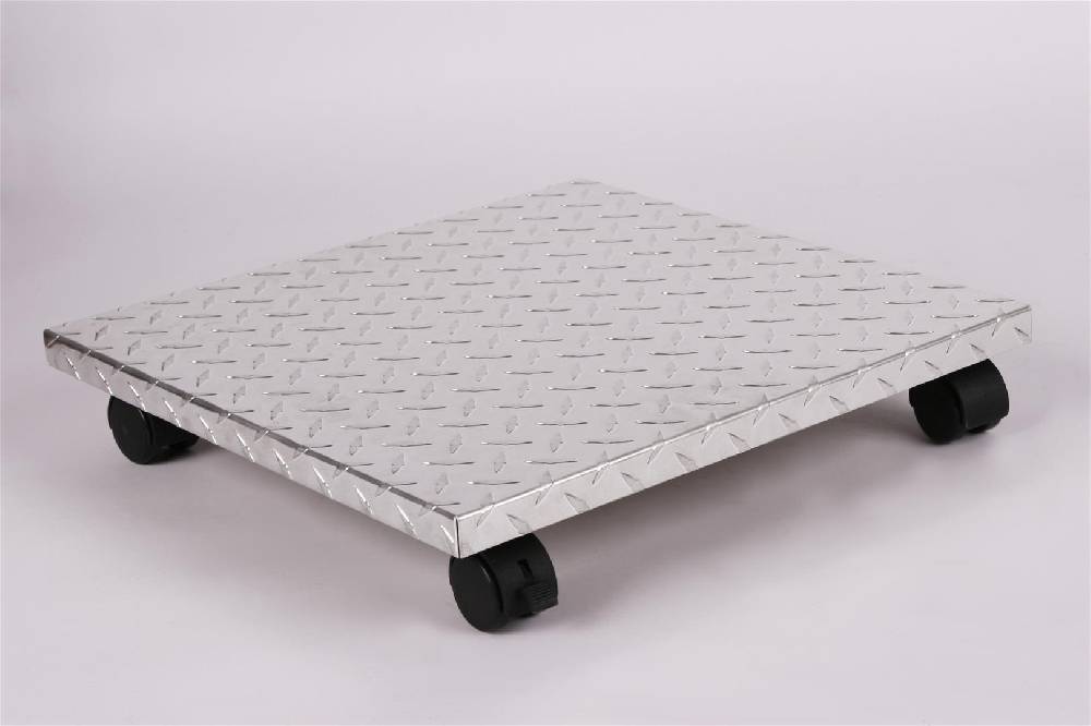 Szagato Rollbrett Pflanzenroller 50x50cm ALU 100kg Bürorollen + Bremse SZAGATO Made in Germany Blumenuntersetzer Möbelroller Blumenroller Transportroller Nur für heute