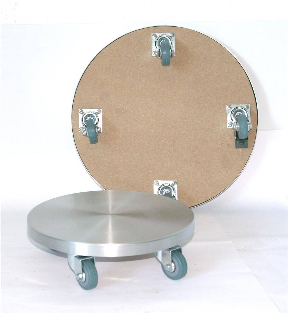 Szagato Rollbrett Pflanzenroller Ø46cm ALU 150 kg PU-Rolle SZAGATO Made in Germany Blumenuntersetzer Möbelroller Outdoor Blumenroller Transportroller Bis zu 55% Rabatt