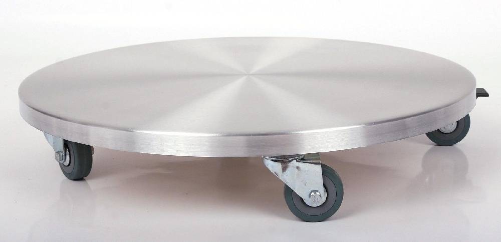 Szagato Rollbrett Pflanzenroller Ø46cm ALU 150 kg PU-Rolle SZAGATO Made in Germany Blumenuntersetzer Möbelroller Outdoor Blumenroller Transportroller Bis zu 55% Rabatt