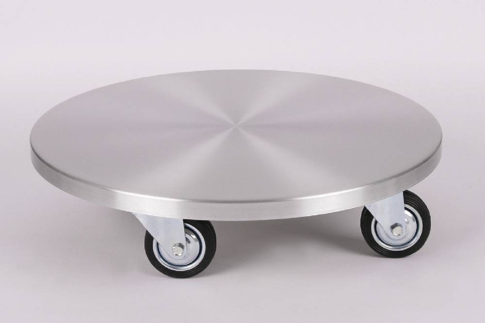 Szagato Rollbrett Pflanzenroller Ø46cm ALU 200kg große Rollen SZAGATO Made in Germany Blumenuntersetzer Möbelroller Outdoor Blumenroller Transportroller Discount Store für neue Produkte