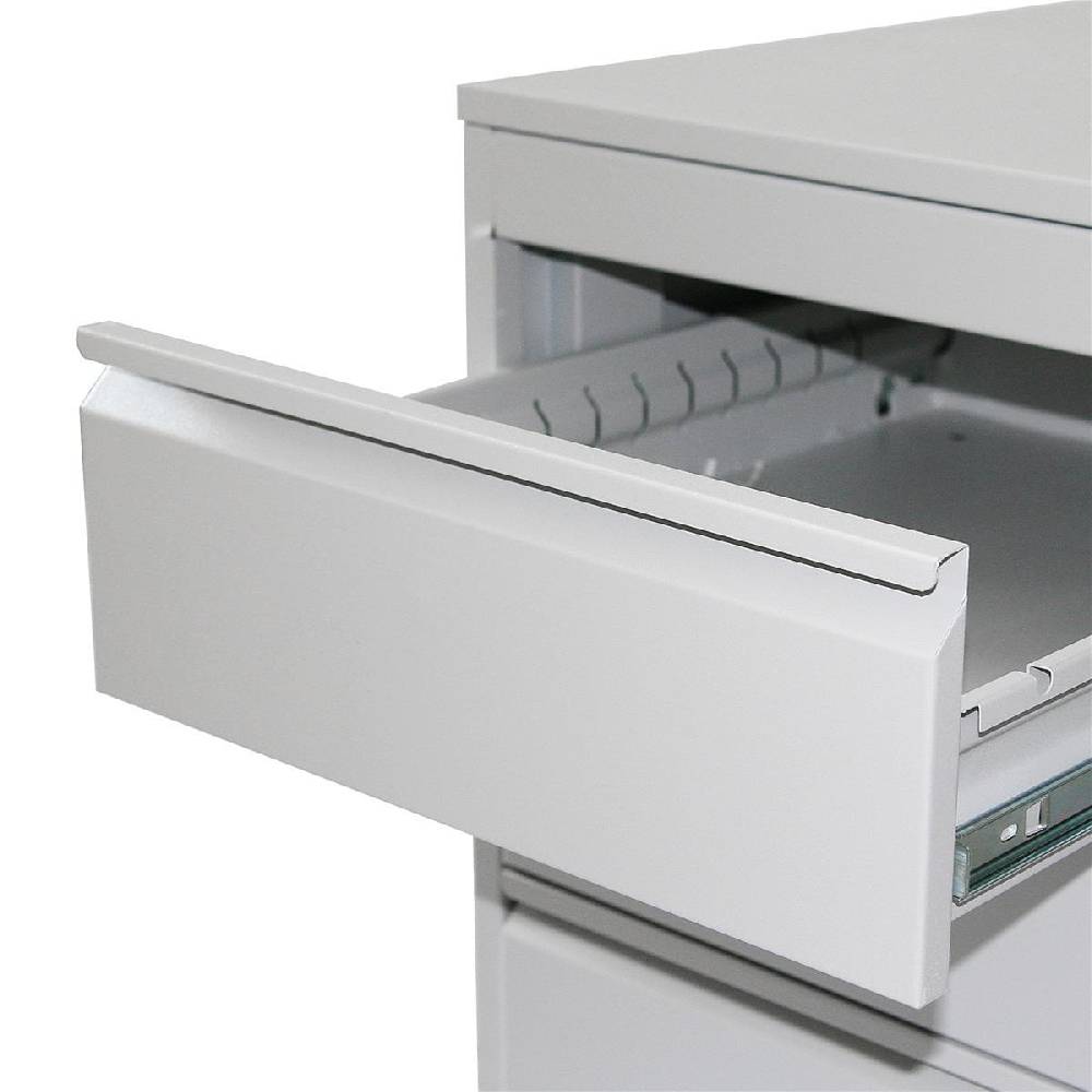 Szagato Rollcontainer Stahl Profi 3 Schubladen HxBxT 60x46x60cm lichtgrau SZAGATO Bürocontainer Schreibtisch UnterschrankRollcontainers Rollcontainer Büro 50% Rabatt mit kostenlosem Versand