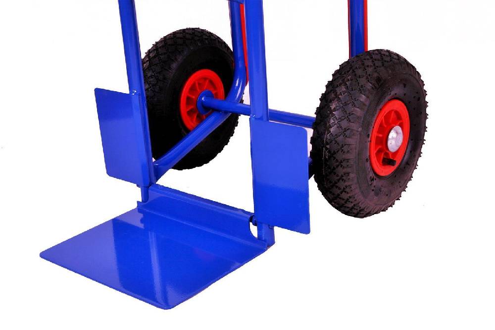 Szagato Sackkarre 250 kg Gleitkufen 111x50x53cm blau SZAGATO Transportkarre klappbar Sackkarre Stahl Sackkarre Stahl klappbar Sackkarre Gleitkufe kaufen Speichern exportieren