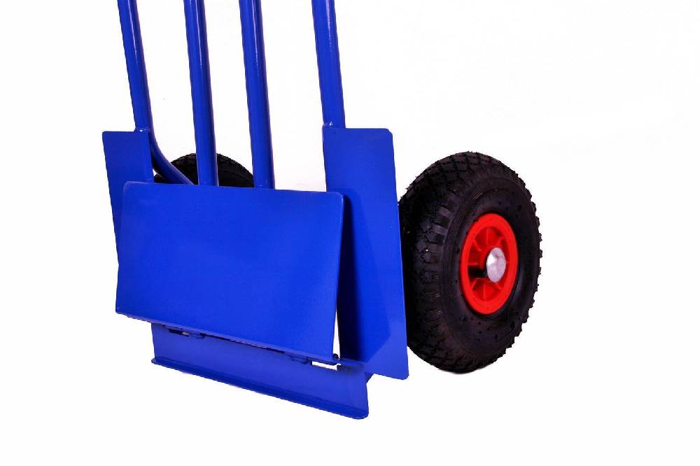 Szagato Sackkarre 250 kg HxBxT 108x58x48cm blau SZAGATO Sackkare 250kg Transportkarre klappbar Sackkarre Stahl Sackkarre klappbar Sackkarre kaufen Black Friday Preise