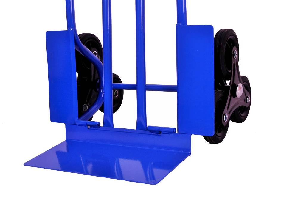 Szagato Sackkarre für Treppen 250 kg 108x53x55cm blau SZAGATO Treppen Sackkare Treppensteiger Transportkarre klappbar Sackkarre Stahl Sackkarre klappbar Verkauf