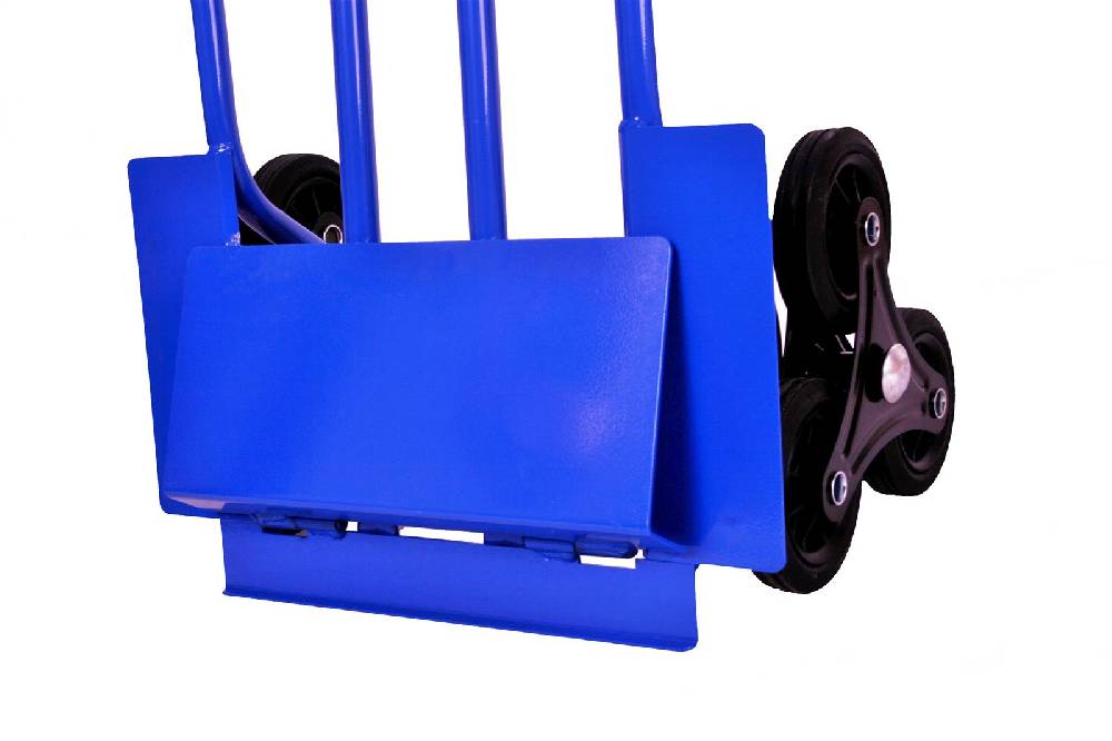 Szagato Sackkarre für Treppen 250 kg 108x53x55cm blau SZAGATO Treppen Sackkare Treppensteiger Transportkarre klappbar Sackkarre Stahl Sackkarre klappbar Verkauf
