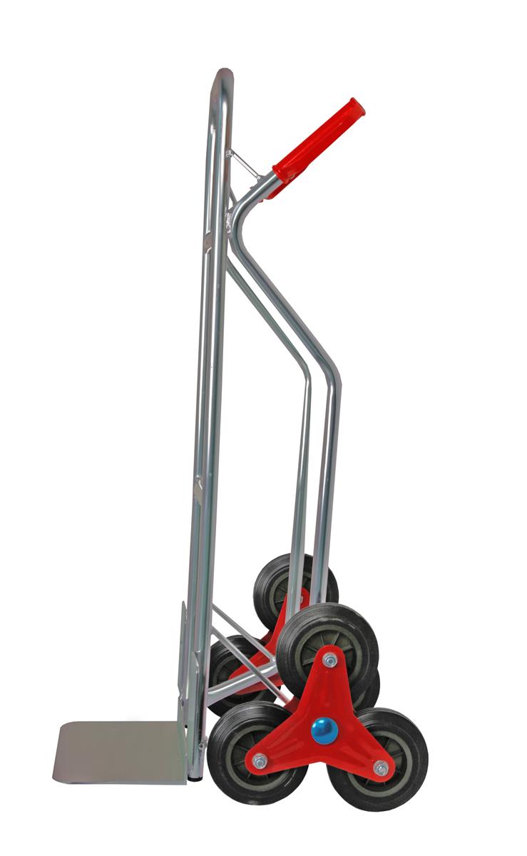 Szagato Sackkarre für Treppen ALU 200 kg 111x55x55cm SZAGATO Treppen Sackkare Treppensteiger Transportkarre klappbar Sackkarre Aluminium Sackkarre klappbar Angebote