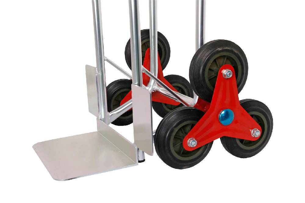 Szagato Sackkarre für Treppen ALU 200 kg 111x55x55cm SZAGATO Treppen Sackkare Treppensteiger Transportkarre klappbar Sackkarre Aluminium Sackkarre klappbar Angebote