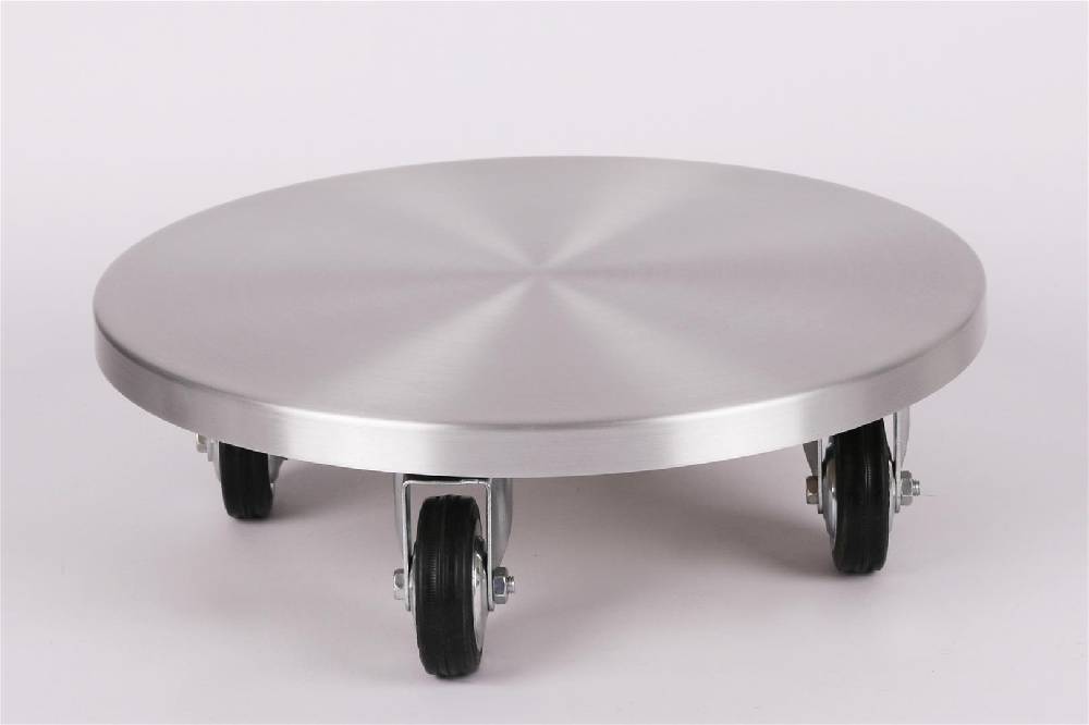 Szagato Rollbrett Pflanzenroller Ø30cm ALU 200kg große Rollen SZAGATO Made in Germany Blumenuntersetzer Möbelroller Outdoor Blumenroller Transportroller Großer Ausverkauf