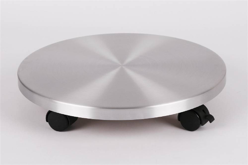 Szagato Rollbrett Pflanzenroller Ø40cm ALU 100kg Bürorollen + Bremse SZAGATO Made in Germany Blumenuntersetzer Möbelroller Blumenroller Transportroller Begrenztes Angebot