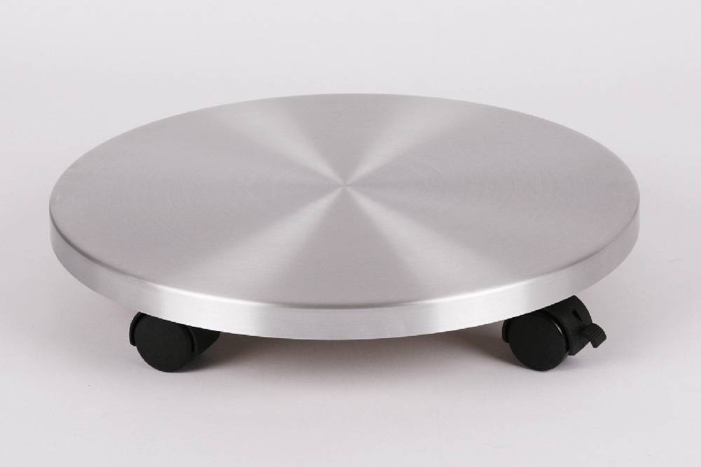Szagato Rollbrett Pflanzenroller Ø40cm ALU 100kg Bürorollen + Bremse SZAGATO Made in Germany Blumenuntersetzer Möbelroller Blumenroller Transportroller Begrenztes Angebot